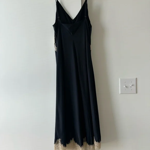 Rag & Bone Black Lace Embellished Slip Dress - Picture 3 of 4